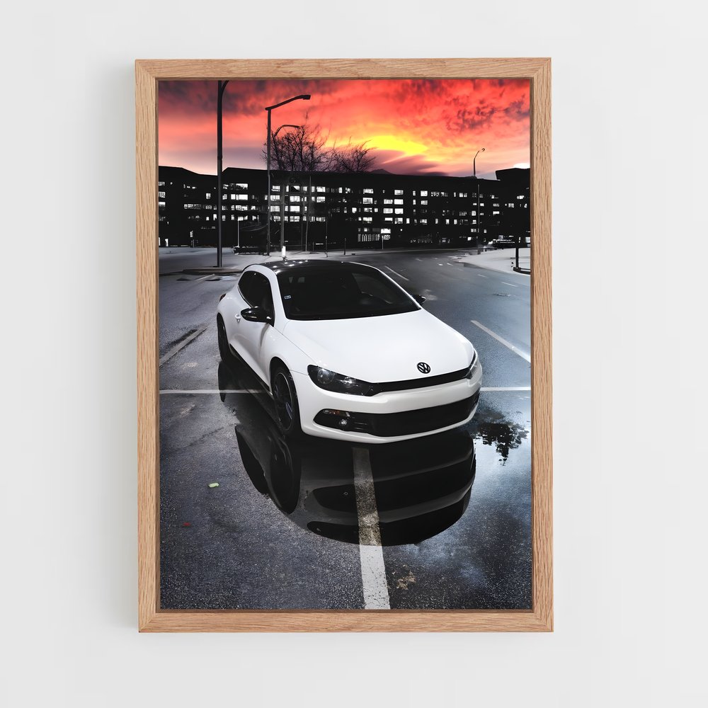 Poster Scirocco en Flotte – affiche Volkswagen (vue 4)
